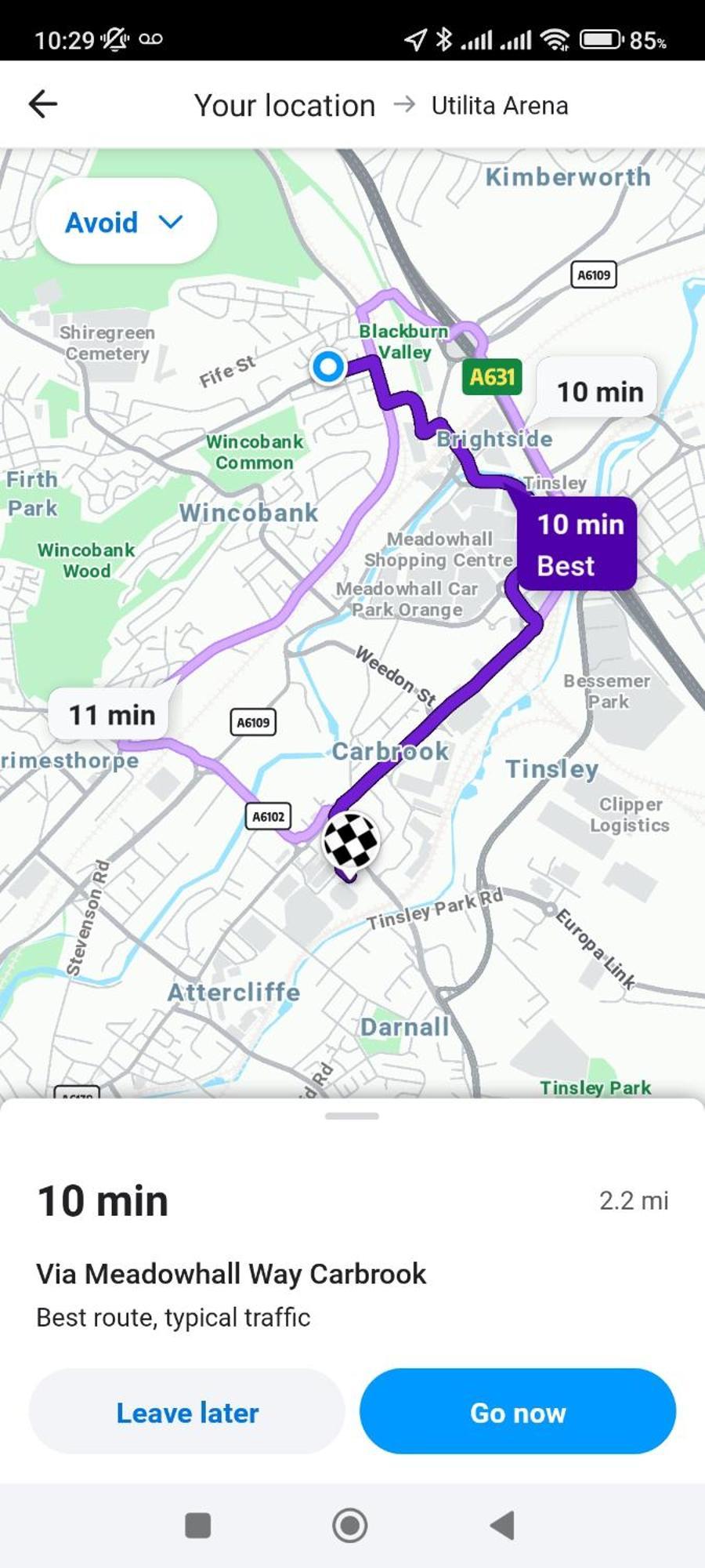 Sheffield Arena Eiss Meadowhall Interchange Off Road Parking With Cctv Esterno foto